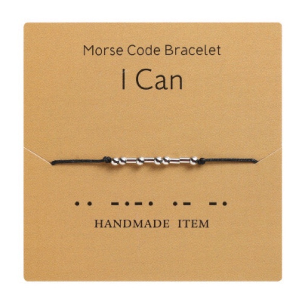 🎁🎁2/$18 Free with a min $50. 2/$20 Morse code bracelet - Picture 7 of 13